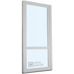 Kömmerling balkonové dveře 70 AD OS s příčkou pravé bílá 80 x 210 cm jednostranná klika + madýlko + PVC rám – Hledejceny.cz