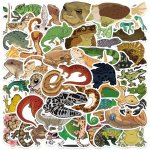 Set 50 samolepek ještěrka a žába – Zboží Živě