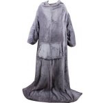 Verk Fleecová deka s rukávy 140x200 cm šedá – Hledejceny.cz