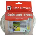 Den Braven Těsnění EPDM- K profil bílý 9x4x6m Mappy (E) – Zbozi.Blesk.cz