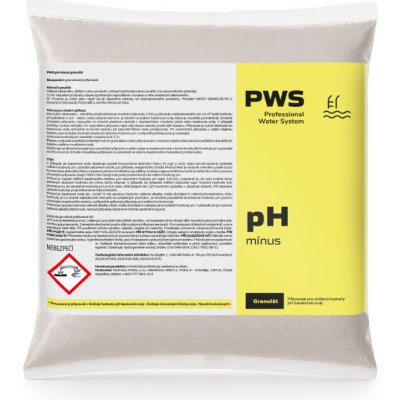 PWS pH mínus granulát 5kg – Zboží Dáma