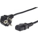 Napájecí kabel PREMIUMCORD napájecí kabel 230V 2m úhlový 90st, kpsp2-90, 2m