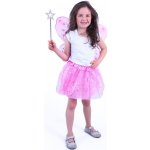 RAPPA tutu sukně růžový motýl s hůlkou a křídly – Zboží Dáma