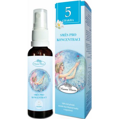 Hanna Maria Therapy 5. čakra - Koncentrace - rozprašovač 50 ml – Sleviste.cz