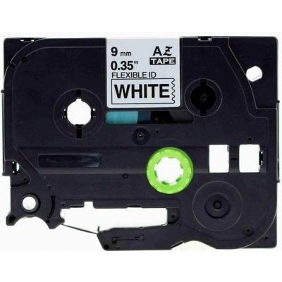 Alternativní páska pro Brother TZ-FX221 + TZe-FX221, flexi, 9 mm x 8 m, černý tisk + bílý podklad – Hledejceny.cz