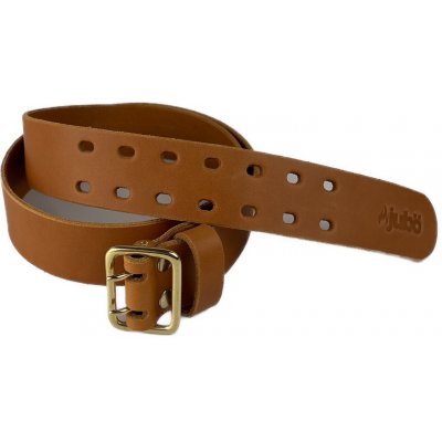 JUBÖ Nýtovaný kožený opasek Bushcraft s dvojitou sponou Varianta A – Hledejceny.cz