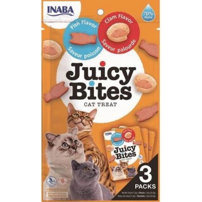 Inaba Juicy Bites Fish&Clam 3 x 11,3 g – Hledejceny.cz