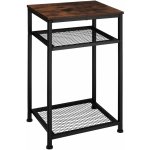 tectake 404204 odkládací stolek york industrial tmavé dřevo – Zboží Dáma