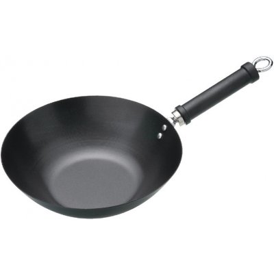 KitchenCraft nepřilnavý wok s plochým dnem 305 mm