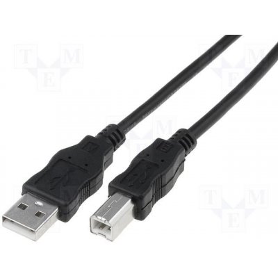 Assmann AK-300105-018-S¨USB 2.0 USB A vidlice - USB B vidlice niklovaný, 1,8m – Zbozi.Blesk.cz