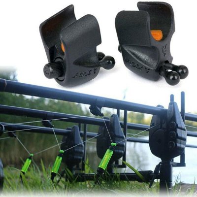 Fox klip na vlasec Black Label Adjustable Rod Clip – Zboží Mobilmania