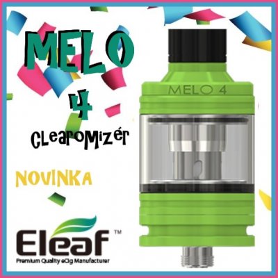 Eleaf MELO 4 clearomizér Zelená 2ml – Hledejceny.cz