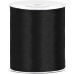 Saténová stuha černá 10 cm x 25 m – Hledejceny.cz