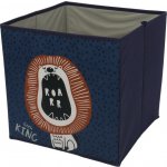 Storagesolutions textilní úložný box 30 x 30 x 30 cm lev – Zbozi.Blesk.cz