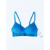 Sportovní podprsenka Calvin Klein Statement 1981 Blue Bralette Modrá