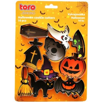 Maják Vykrajovátka HALLOWEEN 10ks 6-8 cm, nerez – Hledejceny.cz