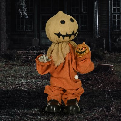 HOMCOM Halloweenská dekorace, strašák 77 cm | vícebarevná – Hledejceny.cz