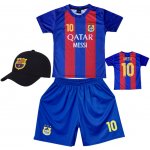 Numberoplus dětský fotbalový dres + fotbalová kšiltovka Barcelona FC Lionel Messi.Č.10 – Zboží Dáma