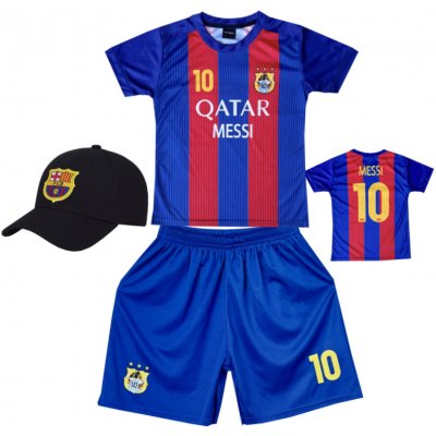 Numberoplus dětský fotbalový dres + fotbalová kšiltovka Barcelona FC Lionel Messi.Č.10 – Zboží Dáma