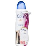 Dove Original antiperspirant sprej 150 ml + holicí strojek dárková sada – Zboží Mobilmania