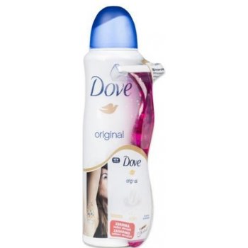 Dove Original antiperspirant sprej 150 ml + holicí strojek dárková sada