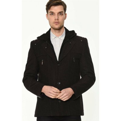 Dewberry pánský kabát černá – Zboží Dáma