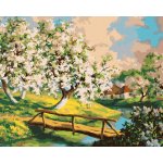 ZUTY Malování podle čísel KVETOUCÍ ZAHRADY 40 x 50 cm – Zboží Dáma