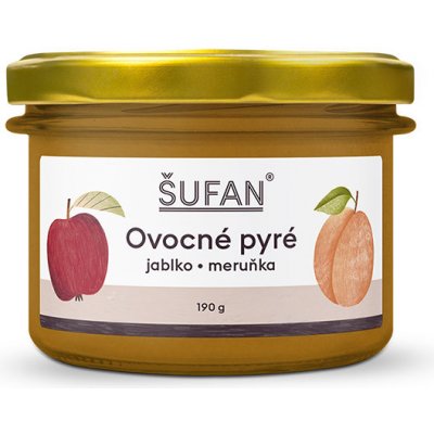 Šufan Pyré jablko-meruňka 190 g – Zbozi.Blesk.cz