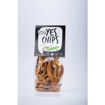 Yes chips bezlepkové hrachové s mákem 80g