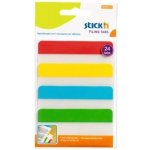 Záložky samolepicí Stick´n 38x76 mm, plast, 4x6 ks, mix – Hledejceny.cz