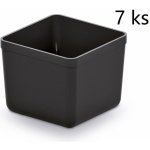 Kistenberg UNITE BOX Sada 7 plastových boxů 5,5 x 5,5 x 16,5 cm černá KBS55-S411 – Hledejceny.cz
