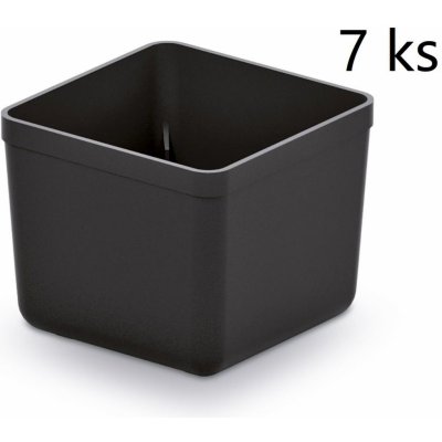 Kistenberg UNITE BOX Sada 7 plastových boxů 5,5 x 5,5 x 16,5 cm černá KBS55-S411 – Hledejceny.cz
