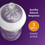 Avent Philips Láhev Natural Response bílá 260 ml – Zboží Dáma