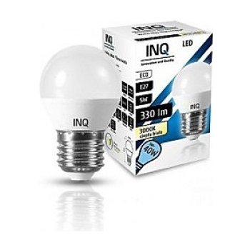 INQ LED žárovka E27 ilum.5W P45 Teplá bílá