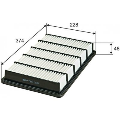 Vzduchový filtr VALEO 585228 – Hledejceny.cz