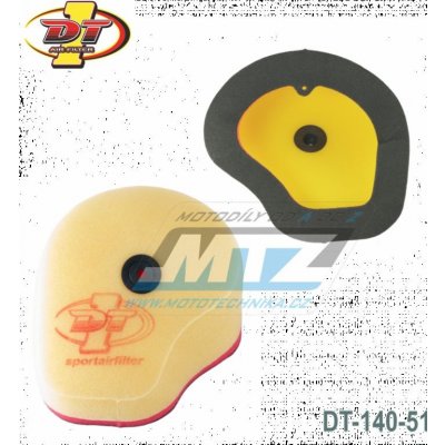 Filtr vzduchový - Kawasaki KXF250 / 04-05 + Suzuki RMZ250 / 04-06 DT-140-51 – Hledejceny.cz