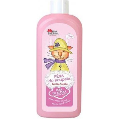 Pink Elephant Kočička Sonička pěna do koupele s obsahem panthenolu pro děti 500 ml – Zboží Mobilmania