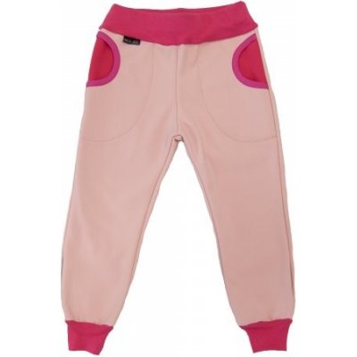 Dan de lion Softshellové kalhoty sv. růžové magické s růžovými kapsami
