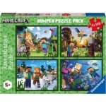 RAVENSBURGER Minecraft 4x100 dílků – Zboží Mobilmania