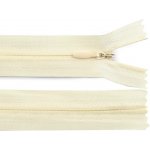 Zip skrytý nedělitelný 3 mm délka 60 cm 103 krémová nejsvět. – Hledejceny.cz