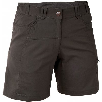 Warmpeace Valera Lady Shorts Black dámské šortky coffee