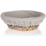 HOME DECOR košík DUO kulatý 26x8cm proutěný – Hledejceny.cz