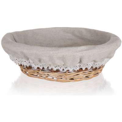 HOME DECOR košík DUO kulatý 26x8cm proutěný – Hledejceny.cz