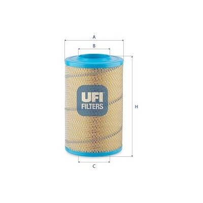 UFI Vzduchový filtr 2722800 – Hledejceny.cz