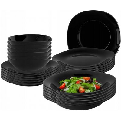 Altom Design Black Harmony pro 6 osob 24 ks – Zbozi.Blesk.cz