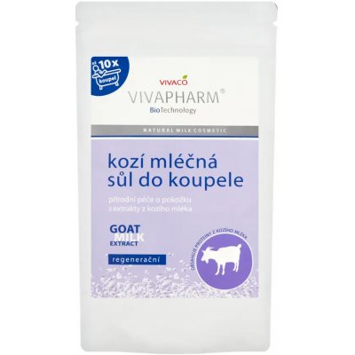 Vivapharm sůl do koupele s kozím mlékem 300 g – Zboží Dáma