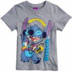 Lilo & Stitch triko s kr. rukávem Stitch šedá – Sleviste.cz