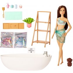 Barbie a koupel s mýdlovými konfetami Brunetka