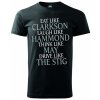 Pánské Tričko Bezvatriko 0030 tričko Clarkson Hammond May černá