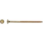 Uni vrut se zápustnou hlavou TX30 částečný závit žlutě pozink. 6x80 mm, 100 ks – Hledejceny.cz
